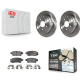 [Rear] 2005-2010 Honda Odyssey Premium OE Brake Rotors & Ceramic Pads Kit For Max Braking