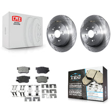 Load image into Gallery viewer, Rear Disc Brake Rotors And Ceramic Pads Kit For Acura RDX