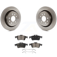 Load image into Gallery viewer, Rear Disc Brake Rotors And Ceramic Pads Kit For Saab 9-3 9-3X With Vented Rotor