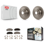 Rear Disc Brake Rotors And Ceramic Pads Kit For Subaru Legacy