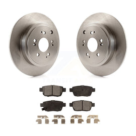 [Rear] 2006-2014 Honda Ridgeline Premium OE Brake Rotors & Ceramic Pads Kit For Max Braking