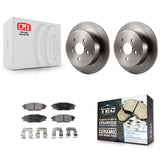 Rear Disc Brake Rotors And Ceramic Pads Kit For Subaru Outback Legacy