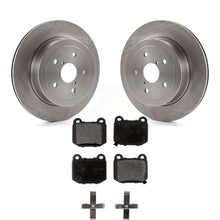 Load image into Gallery viewer, Rear Disc Brake Rotors And Ceramic Pads Kit For Subaru Impreza