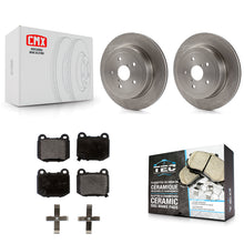 Load image into Gallery viewer, Rear Disc Brake Rotors And Ceramic Pads Kit For Subaru Impreza
