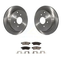 Load image into Gallery viewer, Rear Disc Brake Rotors Ceramic Pad Kit For Nissan Frontier Xterra Suzuki Equator