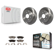 Load image into Gallery viewer, Rear Disc Brake Rotors Ceramic Pad Kit For Nissan Frontier Xterra Suzuki Equator