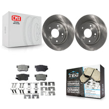 Charger l'image dans la galerie, Rear Disc Brake Rotors And Ceramic Pads Kit For Honda Civic Acura ILX CSX
