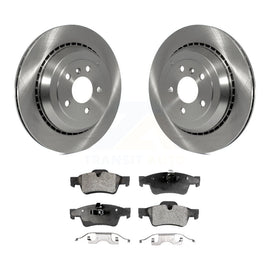 Rear Brake Rotors Ceramic Pad Kit For Mercedes-Benz ML350 GL450 R350 GL550 GL350