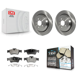 Rear Brake Rotors Ceramic Pad Kit For Mercedes-Benz ML350 GL450 R350 GL550 GL350