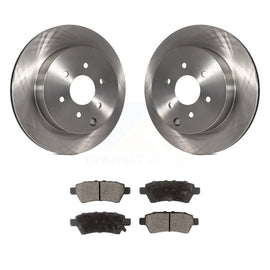 [Rear] 2005-2012 Nissan Pathfinder Premium OE Brake Rotors & Ceramic Pads Kit For Max Braking