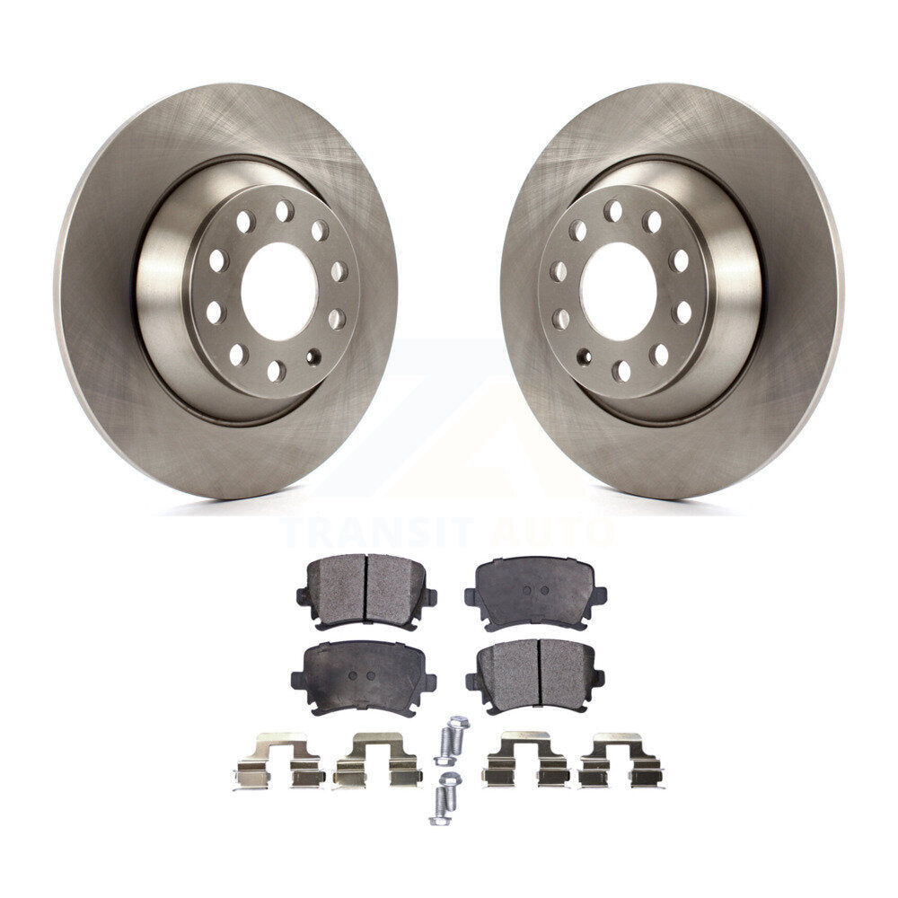 Rear Brake Rotor & Ceramic Pad Kit For Audi A6 Quattro With 302mm Diameter