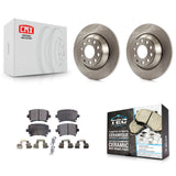 Rear Brake Rotor & Ceramic Pad Kit For Audi A6 Quattro With 302mm Diameter