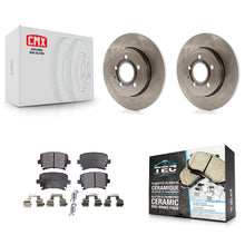 Load image into Gallery viewer, Rear Disc Brake Rotors And Ceramic Pads Kit For Audi A4 Quattro