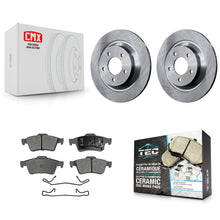 Charger l'image dans la galerie, [Rear] 2006 Mazda 5 To 02 06 Premium OE Brake Rotors &amp; Ceramic Pads Kit For Max Braking