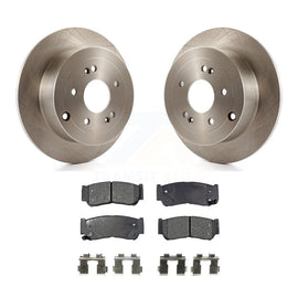 [Rear] 2007-2009 Hyundai Santa Fe Premium OE Brake Rotors & Ceramic Pads Kit For Max Braking