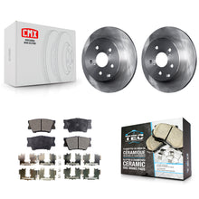 Charger l'image dans la galerie, Rear Disc Brake Rotors And Ceramic Pads Kit For Toyota RAV4 Lexus HS250h