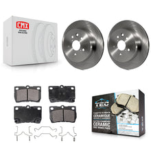 Charger l'image dans la galerie, Rear Brake Rotors Ceramic Pad Kit For Lexus IS250 GS350 IS350 GS300 GS430 GS450h