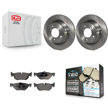 Load image into Gallery viewer, Rear Disc Brake Rotors And Ceramic Pads Kit For BMW 328i 325i 323i