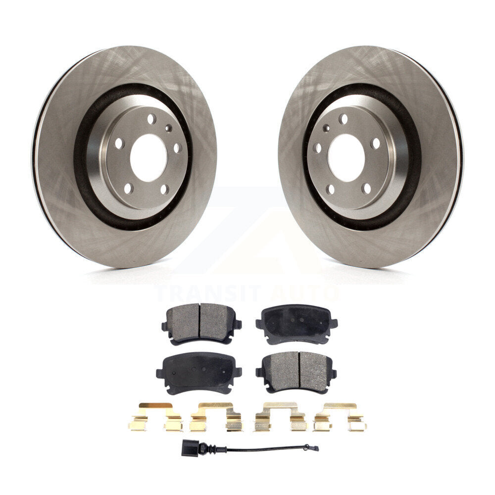 Rear Brake Rotor & Ceramic Pad Kit For Audi A6 Quattro With 330mm Diameter