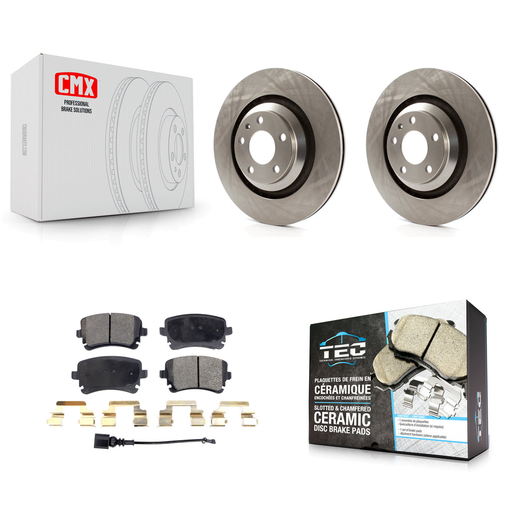 Rear Brake Rotor & Ceramic Pad Kit For Audi A6 Quattro With 330mm Diameter