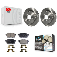 Charger l'image dans la galerie, Rear Disc Brake Rotors And Ceramic Pads Kit For Ford Edge Mazda CX-7 Lincoln MKX