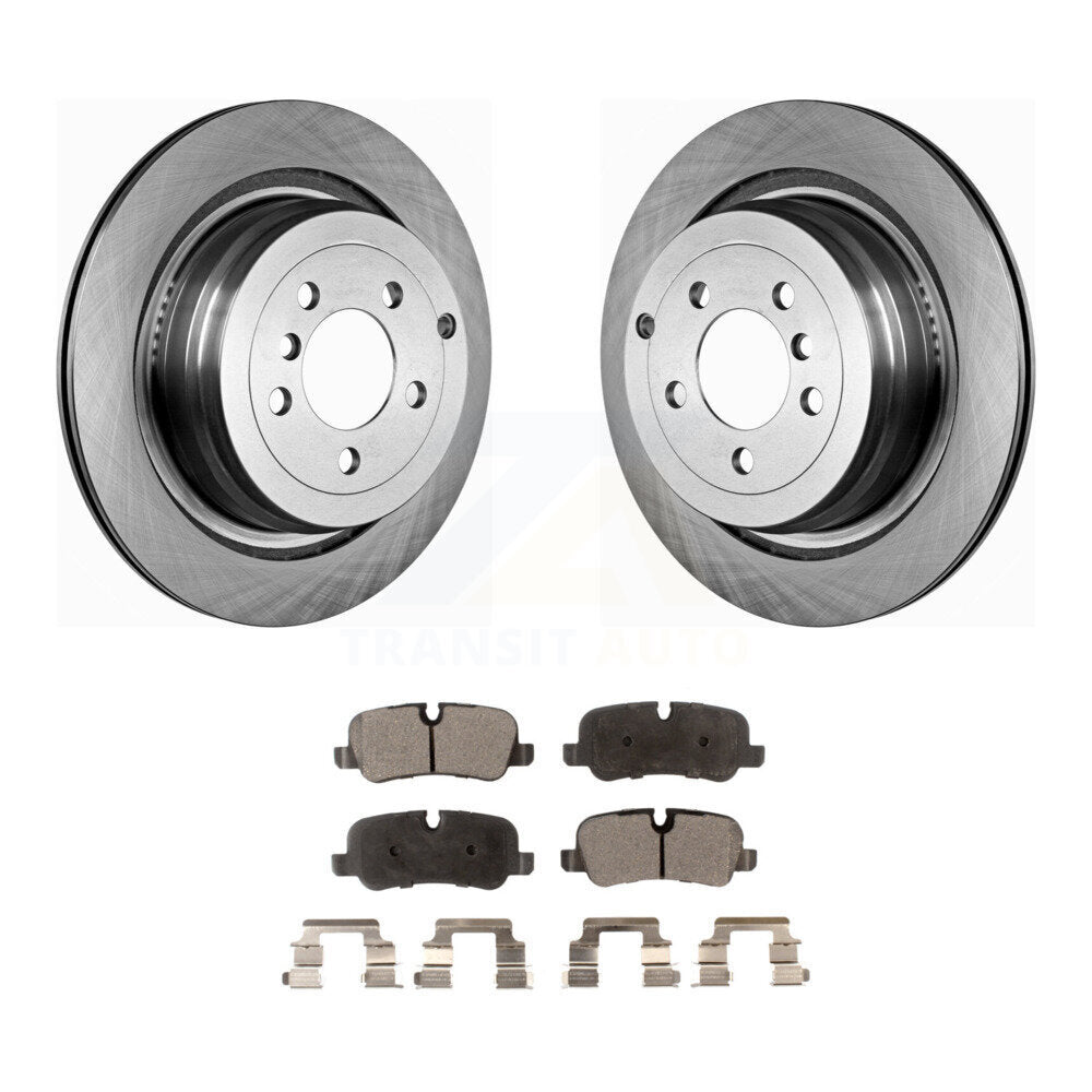 Rear Disc Brake Rotors And Ceramic Pads Kit For Land Rover Range