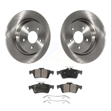 Charger l&#39;image dans la galerie, Rear Disc Brake Rotors And Ceramic Pads Kit For Volvo S40 C70 C30 V50