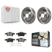 Load image into Gallery viewer, Rear Disc Brake Rotors And Ceramic Pads Kit For Volvo S40 C70 C30 V50