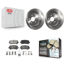 Load image into Gallery viewer, Rear Disc Brake Rotors And Ceramic Pad Kit For Honda Odyssey Pilot Acura MDX ZDX