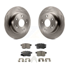 Load image into Gallery viewer, Rear Disc Brake Rotors And Ceramic Pads Kit For Honda Accord Acura TSX