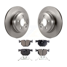 Charger l&#39;image dans la galerie, Rear Disc Brake Rotors And Ceramic Pads Kit For BMW X5 X6