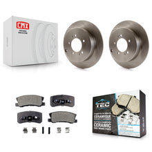 Charger l'image dans la galerie, Rear Disc Brake Rotors And Ceramic Pads Kit For Mitsubishi Lancer Outlander