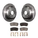 [Rear] 2007-2012 Hyundai Veracruz Premium OE Brake Rotors & Ceramic Pads Kit For Max Braking