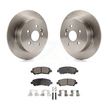 Charger l&#39;image dans la galerie, Rear Disc Brake Rotors And Ceramic Pads Kit For 2008-2013 Toyota Highlander