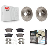 Rear Brake Rotor Ceramic Pad Kit For Scion xB Toyota Matrix Pontiac Vibe Corolla