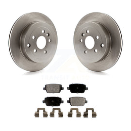 [Rear] 2008-2011 Land Rover LR2 Premium OE Brake Rotors & Ceramic Pads Kit For Max Braking