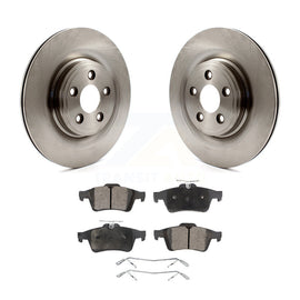 Rear Brake Rotors Ceramic Pad Kit For Jaguar XF XJ XK S-Type XJ8 Vanden Plas XKR