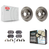 Rear Brake Rotor And Ceramic Pad Kit For Volkswagen Jetta Passat GTI Eos Audi A3