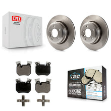 Charger l'image dans la galerie, Rear Disc Brake Rotors And Ceramic Pads Kit For BMW 135i 135is