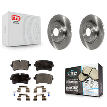 Load image into Gallery viewer, Rear Disc Brake Rotors And Ceramic Pads Kit For Audi A7 Quattro A6