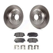 Charger l&#39;image dans la galerie, Rear Disc Brake Rotors And Ceramic Pads Kit For Hyundai Genesis