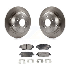 Rear Disc Brake Rotors And Ceramic Pads Kit For Hyundai Genesis G80 Kia K900