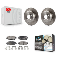 Charger l'image dans la galerie, Rear Disc Brake Rotors And Ceramic Pads Kit For Hyundai Genesis G80 Kia K900