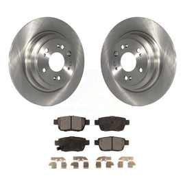 [Rear] 2009-2014 Acura TL Premium OE Brake Rotors & Ceramic Pads Kit For Max Braking