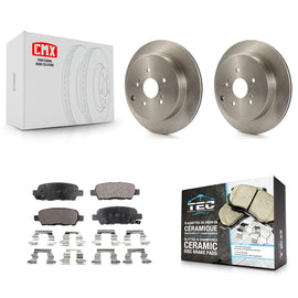 [Rear] 2009-2013 Suzuki Grand Vitara Premium OE Brake Rotors & Ceramic Pads Kit For Max Braking