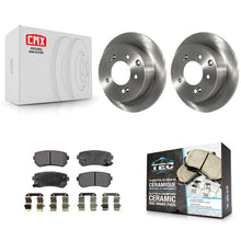 Charger l'image dans la galerie, Rear Disc Brake Rotors And Ceramic Pads Kit For Kia Forte Koup Forte5
