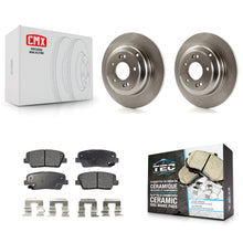 Charger l'image dans la galerie, Rear Disc Brake Rotors And Ceramic Pads Kit For Hyundai Genesis Coupe