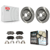 [Rear] 2010-2017 Volvo XC60 Premium OE Brake Rotors & Ceramic Pads Kit For Max Braking