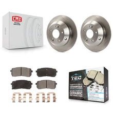 Charger l'image dans la galerie, [Rear] 2015-2021 Kia Sedona Premium OE Brake Rotors &amp; Ceramic Pads Kit For Max Braking