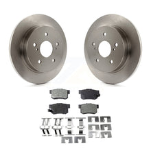 Charger l&#39;image dans la galerie, Rear Disc Brake Rotors And Ceramic Pads Kit For 2010-2013 Suzuki Kizashi